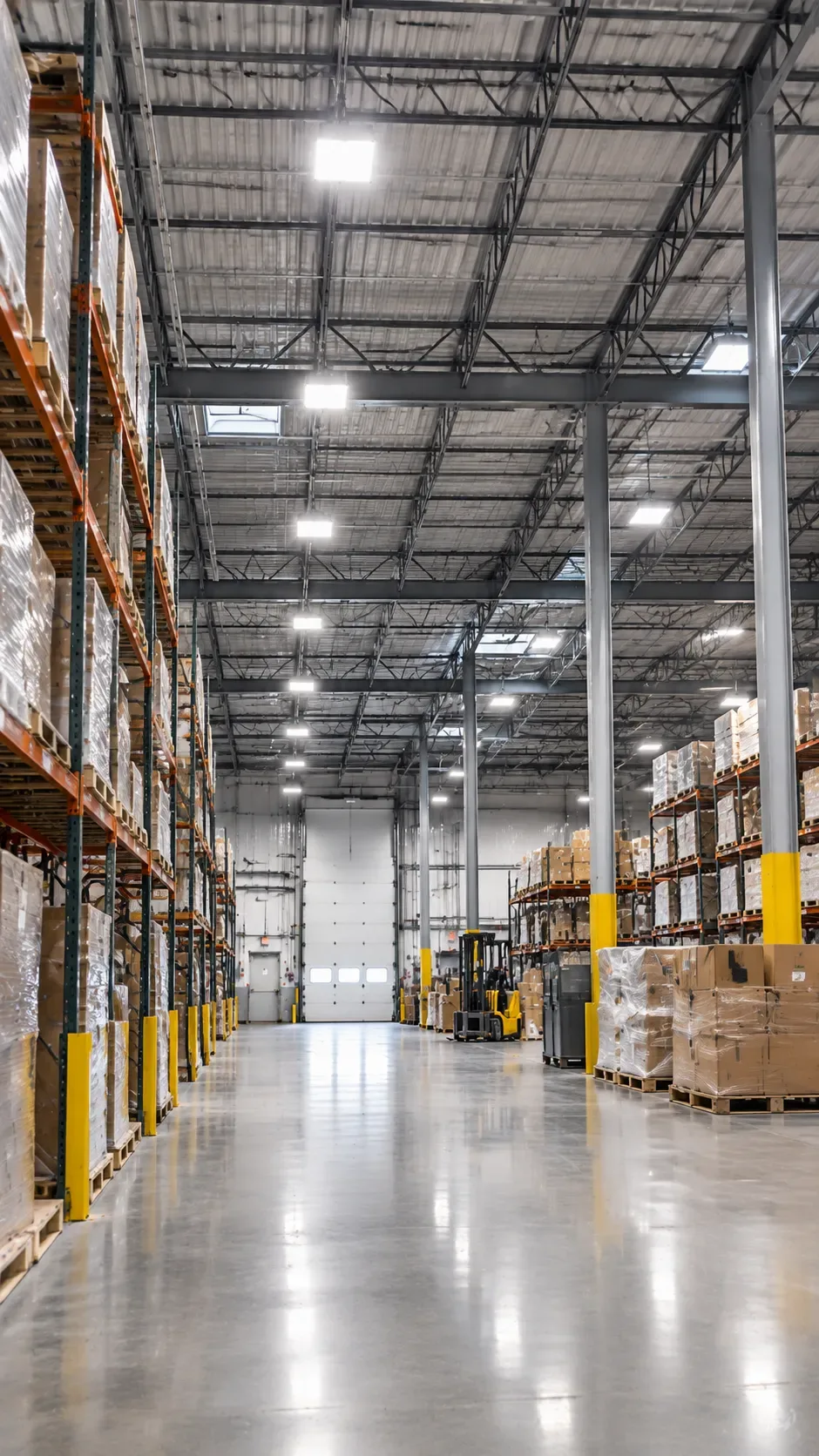 Warehouse LED lighting solutions in Vaughan
