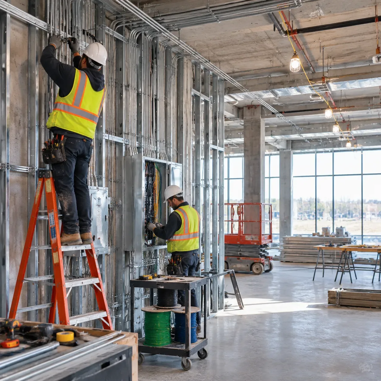 Commercial electrical installation in Vaughan